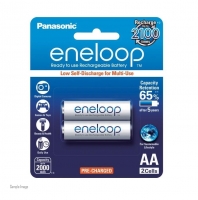 BATTERY PANASONIC ENELOOP AA 2PK RECHARGEABLE