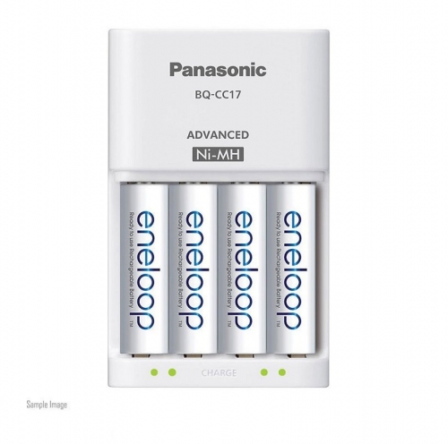 PANASONIC STANDARD ENELOOP CHARGER WITH 4 X AA ENELOOP BATTERIES