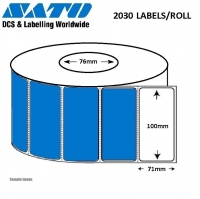 LABEL 100x71 P/TT 2030LPR 76mm 3 ROLLS PER BOX